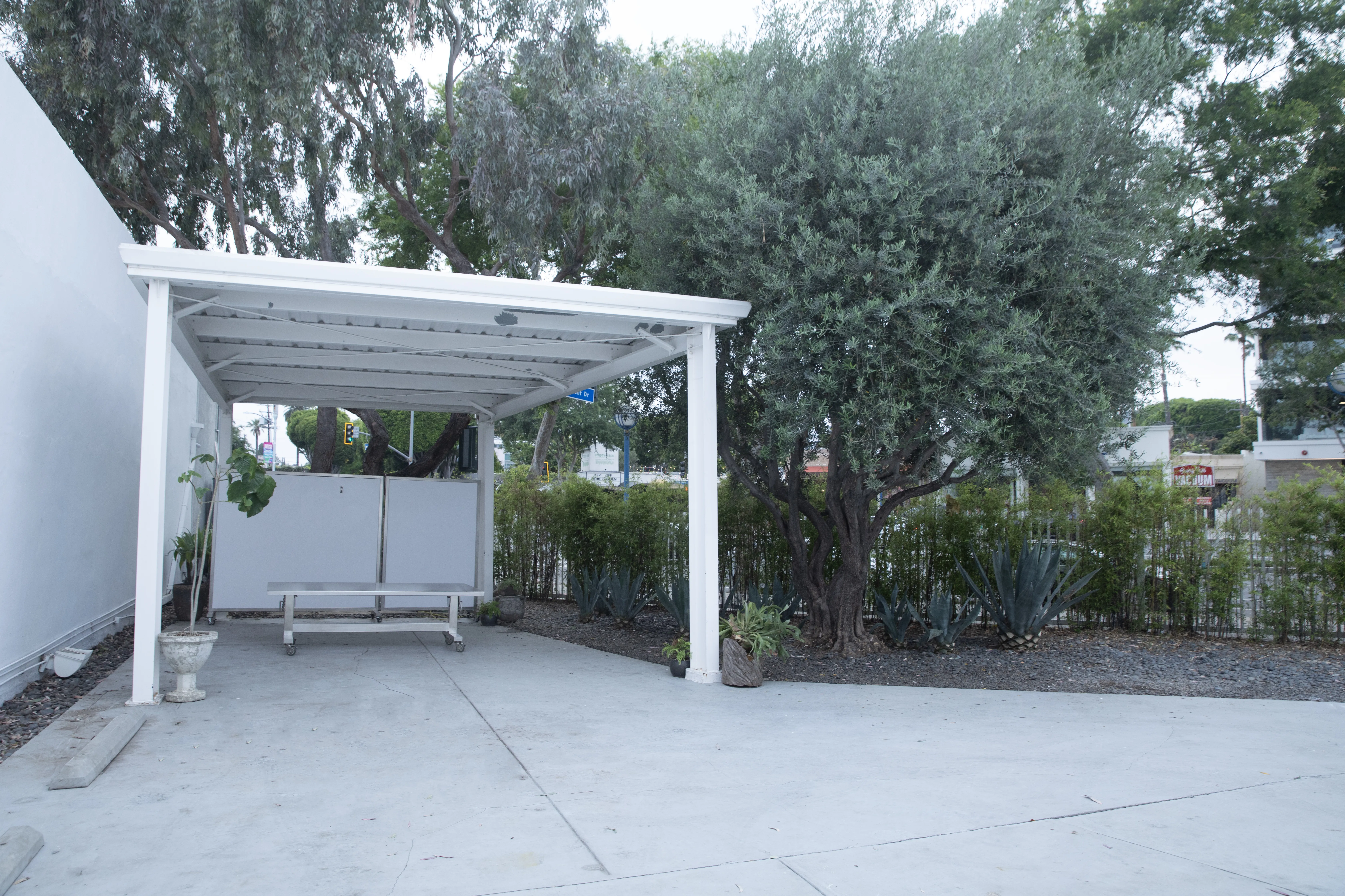 Outdoor covered area