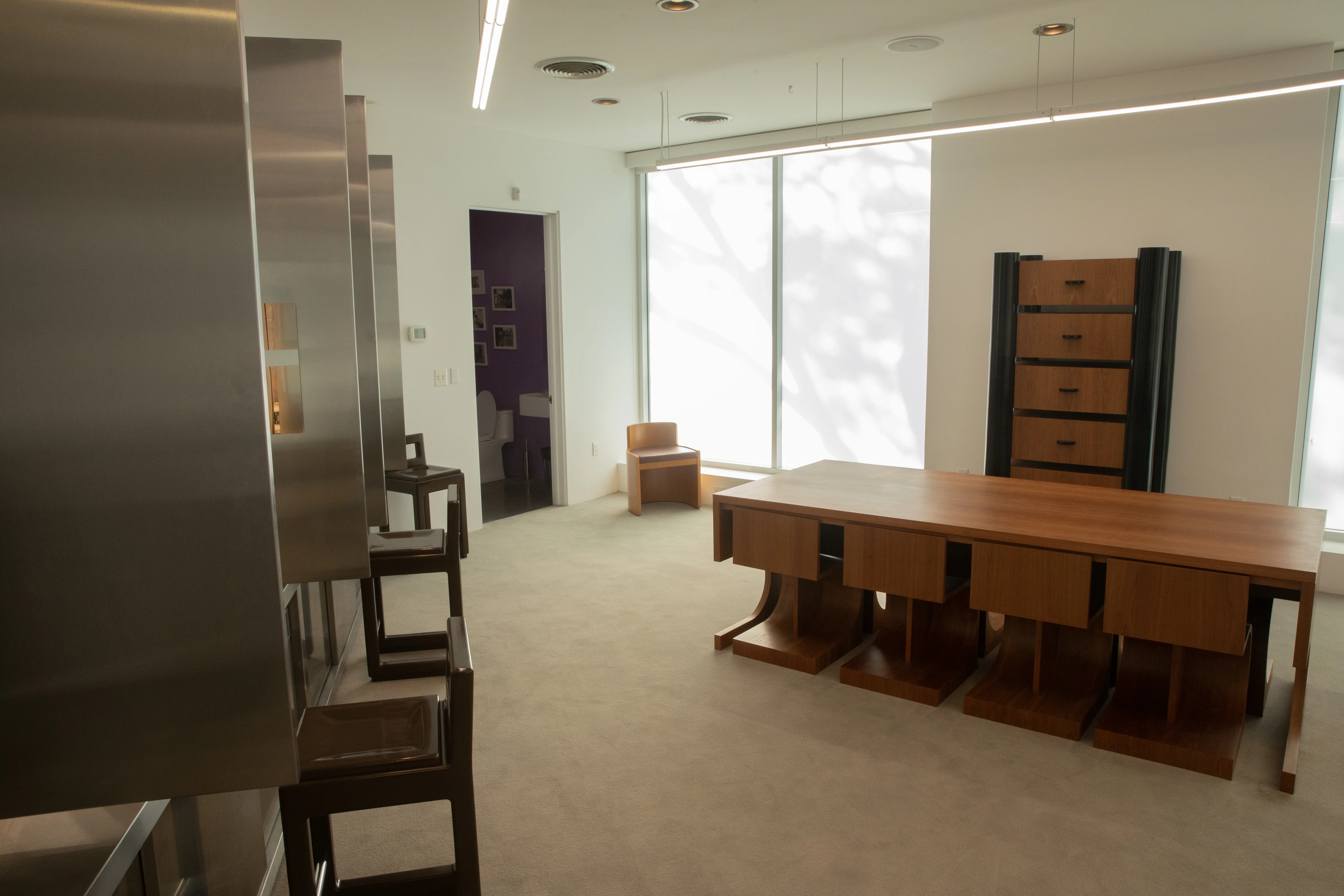 Glam stations, conference room, and bathroom